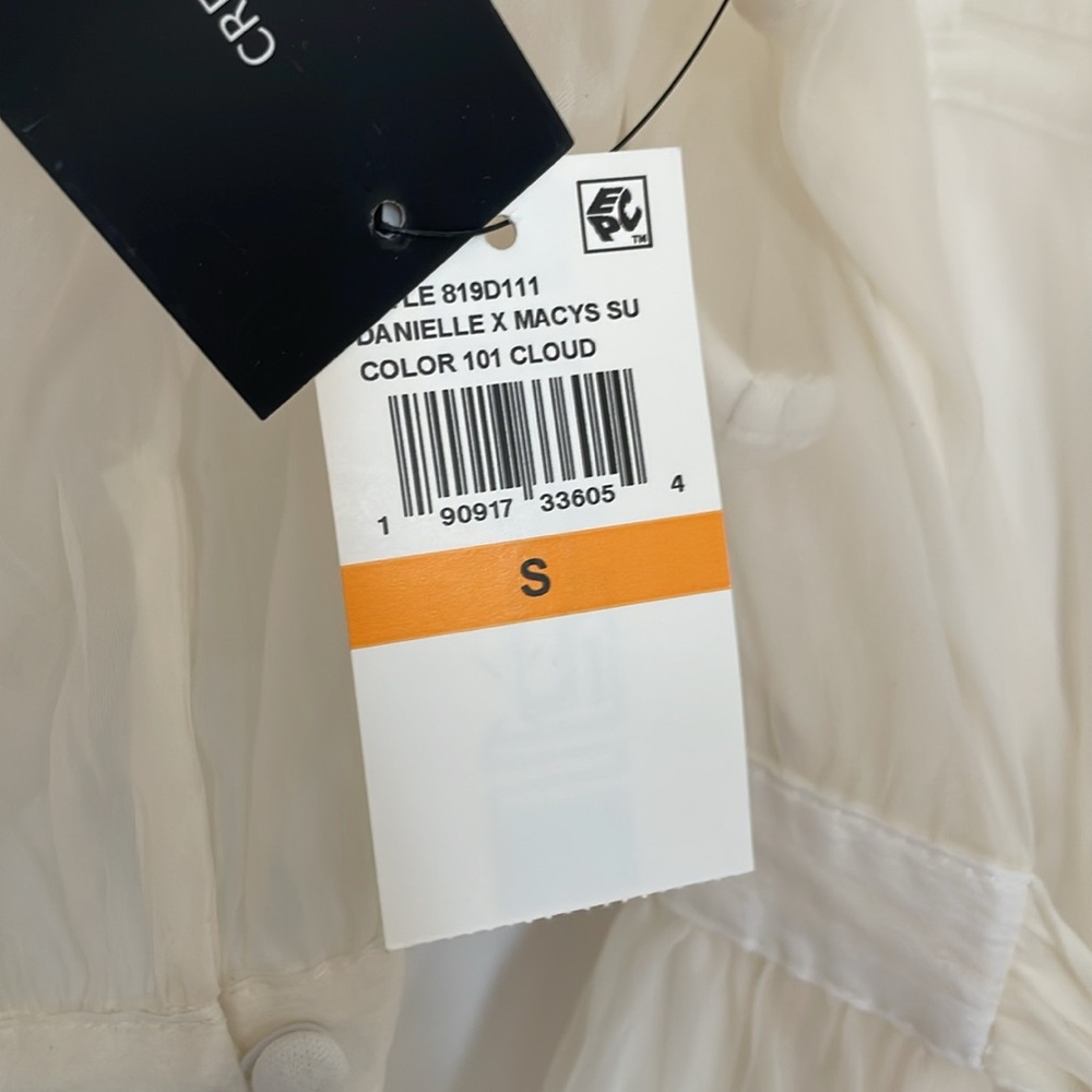 Danielle Bernstein Solid Organza Puff-Sleeve Mini… - image 6